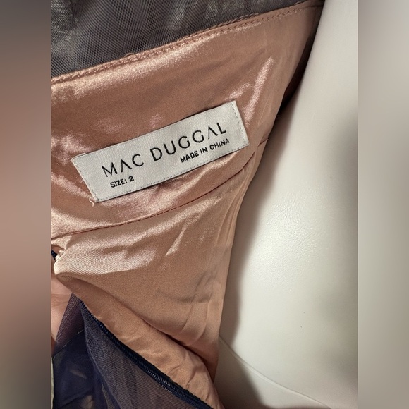 Mac Duggal Ombre Tulle Prom Dress NWT Size 2 - Picture 8 of 9